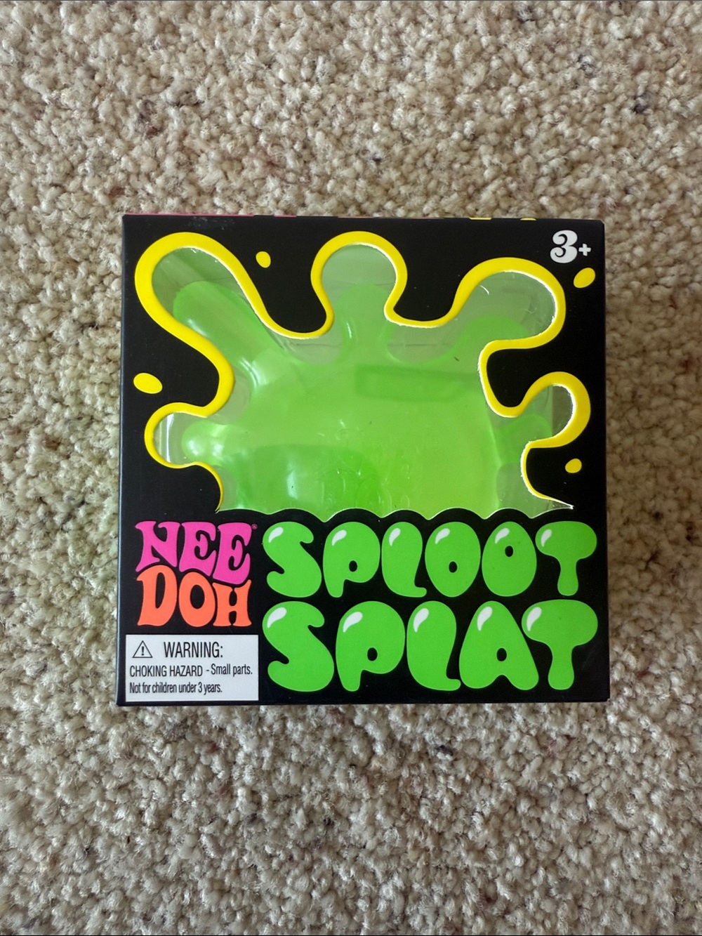 Nee Doh Sploot Splat Kids Toy - Stress Splat Green